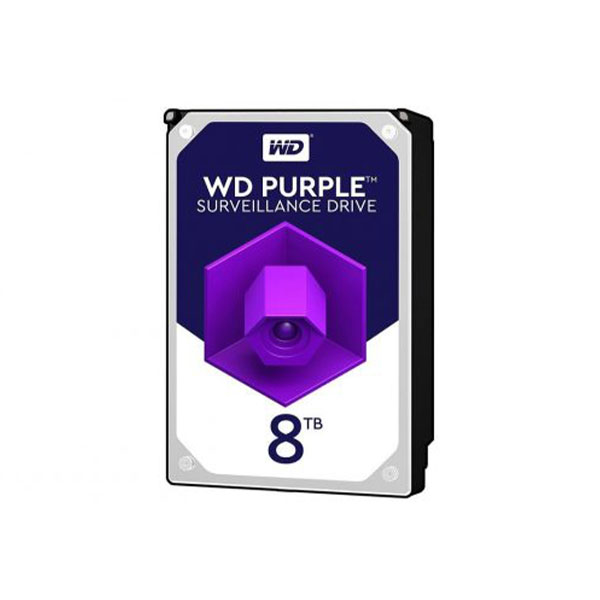 هارددیسک اینترنال وسترن دیجیتال مدل Purple WD80PURZ ظرفیت 8 ترابایت