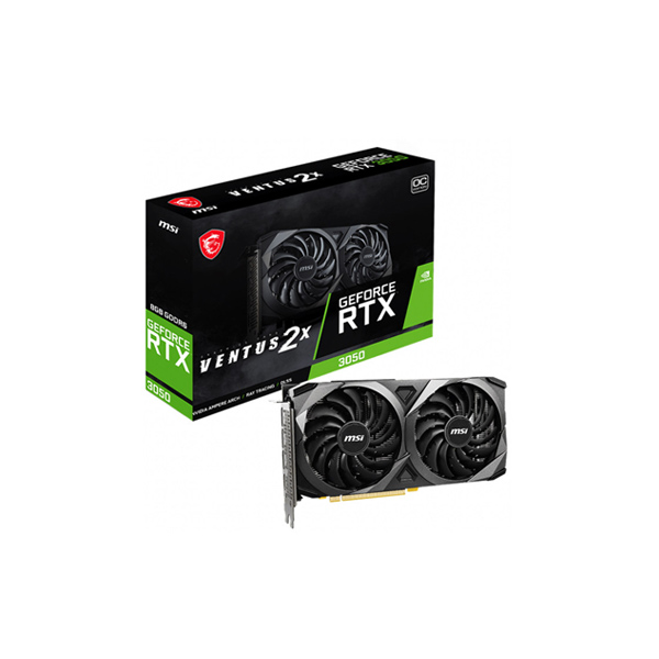 کارت گرافیک ام اس آی مدل GeForce RTX 3050 VENTUS 2X 8G OC