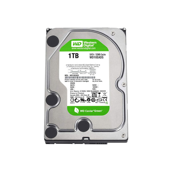 هارددیسک اینترنال وسترن دیجیتال سری سبز مدل WD10EZRX ظرفیت 1 ترابایت