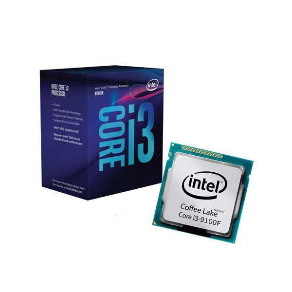 پردازنده مرکزی اینتل سری (BOX)Coffee Lake مدل Core i3-9100F