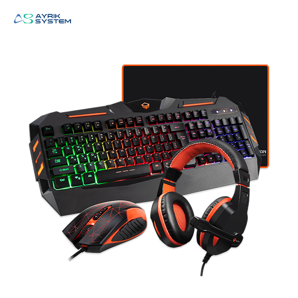 کیبورد میشن مدل C500 به همراه هدست و ماوس و ماوس پد