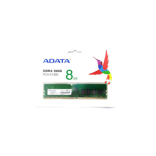 رم کامپیوتر DDR4 تک کاناله 2666 مگاهرتز CL19 ای دیتا ظرفیت 8 گیگابایت