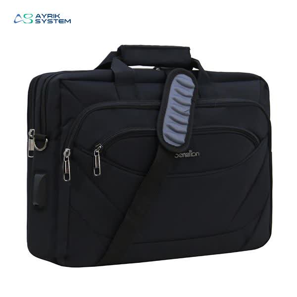 کیف اداری لپ تاپی benetton مدل 3379 مناسب لپ تاپ تا سایز 15.6 اینچ