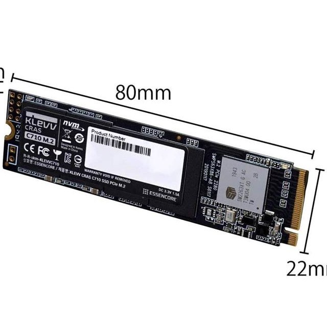 اس اس دی اینترنال M.2 NVMe 2280 کلوو مدل C710 ظرفیت 256 گیگابایت 