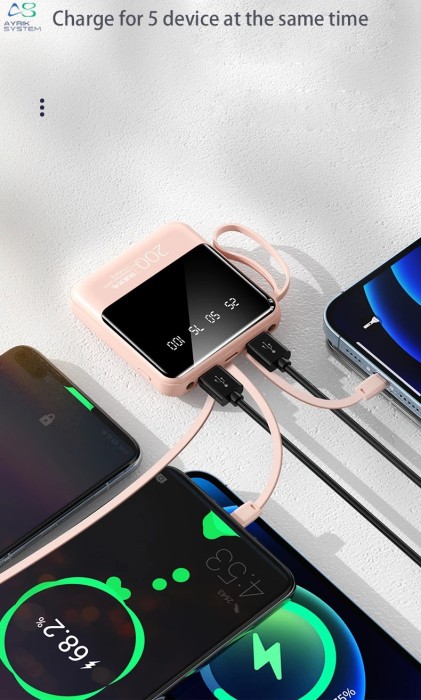 پاوربانک OEM مدل A1 با ظرفیت 10000میلی آمپر ساعت