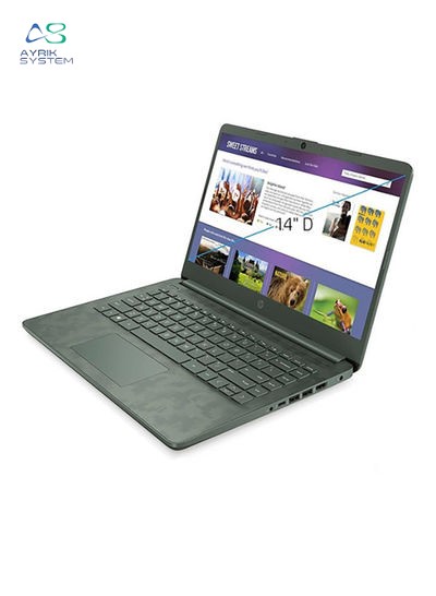 لپ تاپ اچ پی HP 14DQ1089WM  i3(1005G1) 8GB DDR4 256SSD intel UHD 14 HD