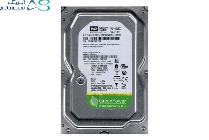 هارددیسک سبز وسترن دیجیتال 1ترابایت