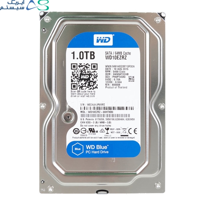 هارد دیسک آبی 1ترا وسترن دیجیتال