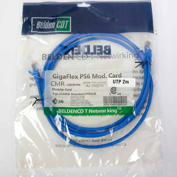 پچ کورد UTP CAT6 دو متری بلدن