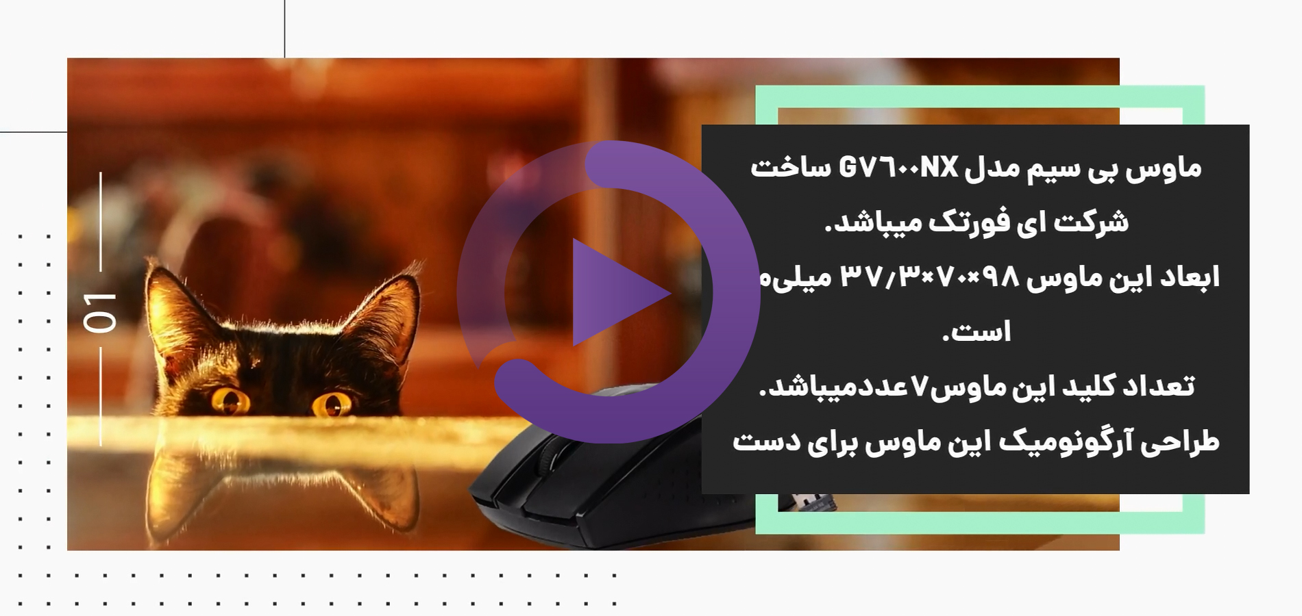 ماوس ای فورتک مدل G7-600 N