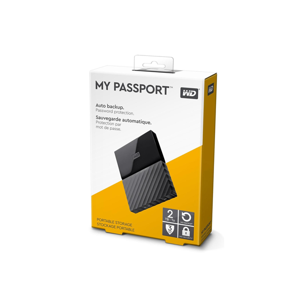هارد اکسترنال وسترن دیجیتال مدل My Passport ظرفیت 2 ترابایت